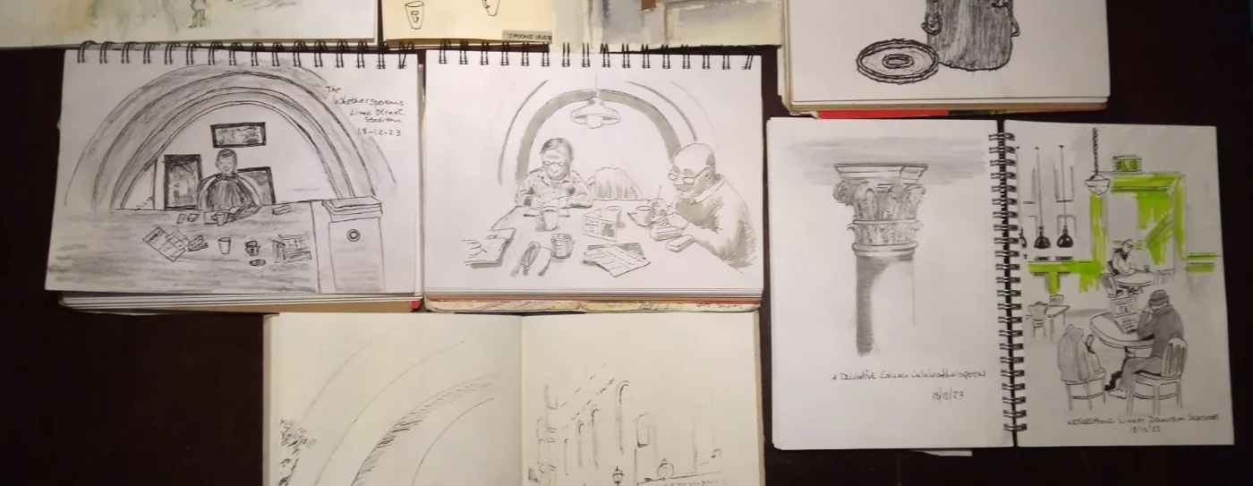 The North Western Urban sketch