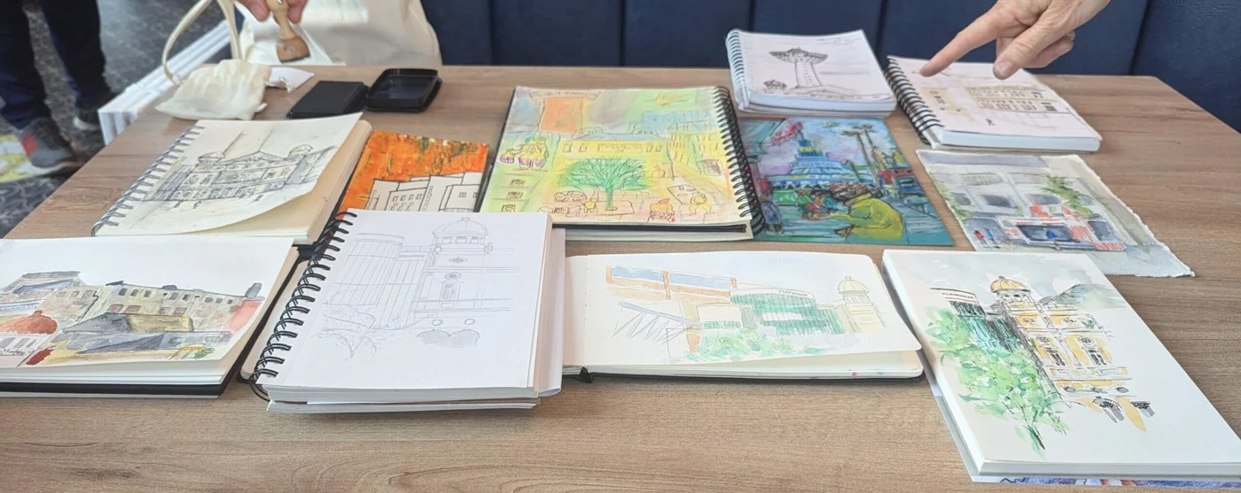 Sketches and artwork from our visit to The Shakespeare