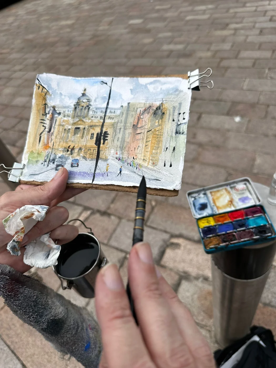 Sketches and artwork from our visit to Victoria Monument